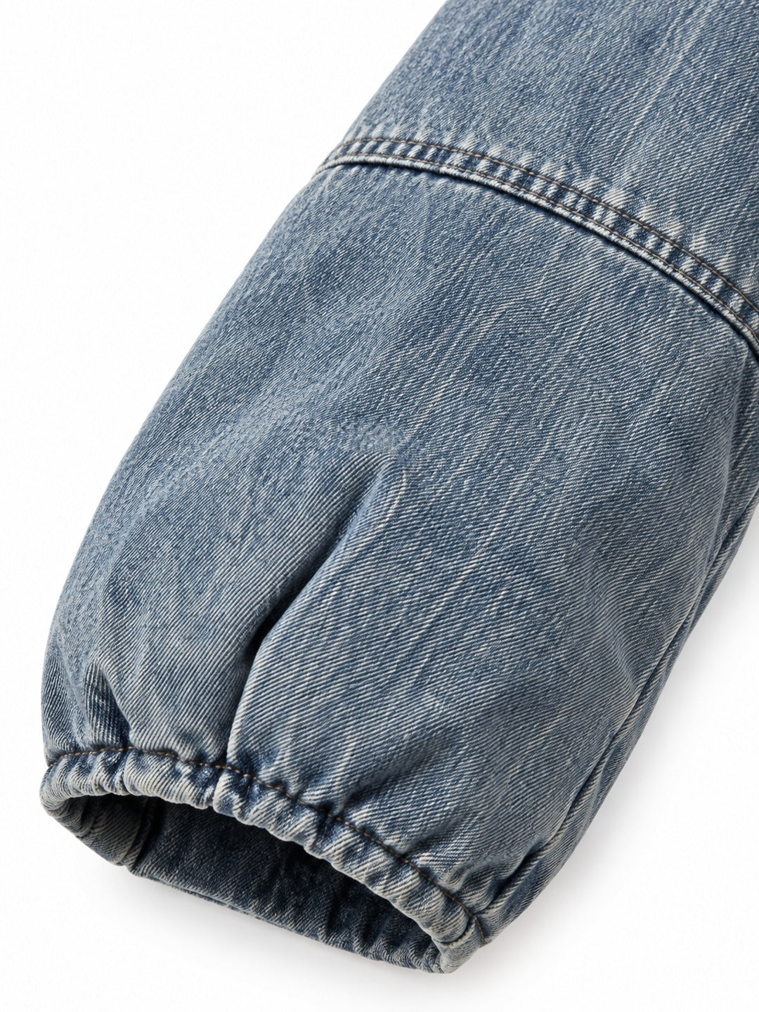 Giacca Donna Capri in Denim e Piuma