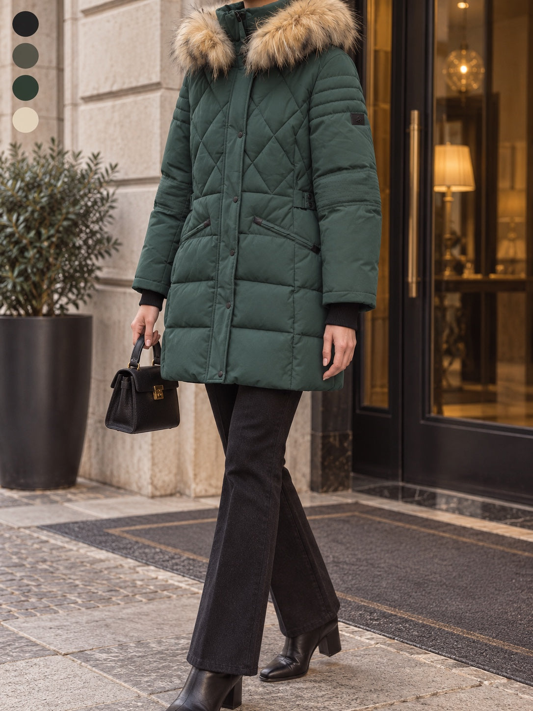 Piumino Donna Selva – Verde Profondo
