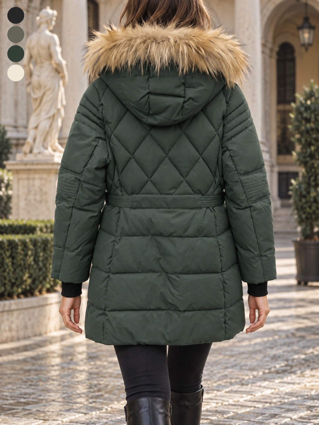 Piumino Donna Selva – Verde Profondo