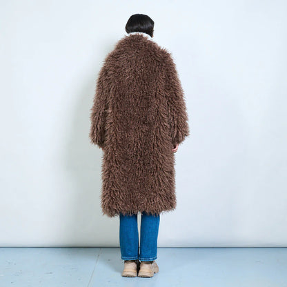 Women's Long Faux Fur Coat | Oversized Style – Sunnyday